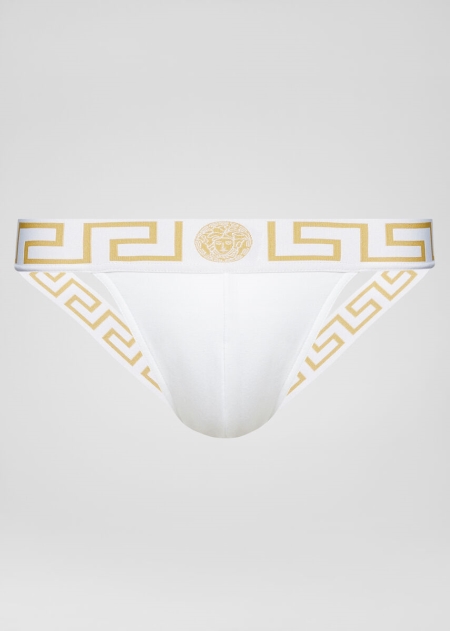 Versace Greca Border Jockstrap Kalsonger Herr - 840623JVR